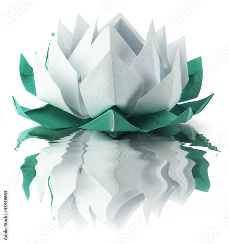 Fototapeta Naklejka Na Ścianę i Meble -  Origami lotus