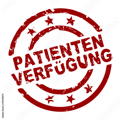 stempel patientenverfügung I