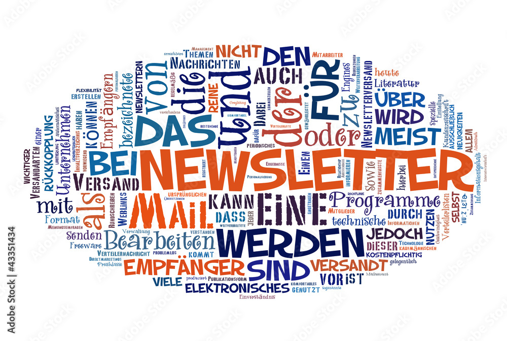 Fototapeta premium Newsletter