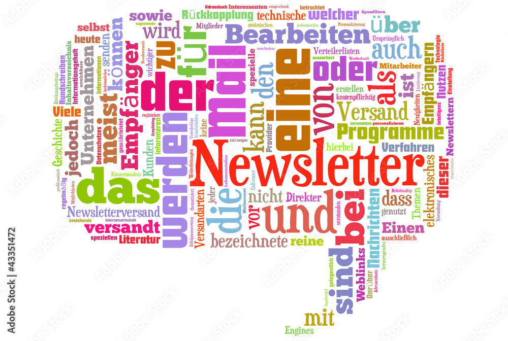 Fototapeta premium Newsletter