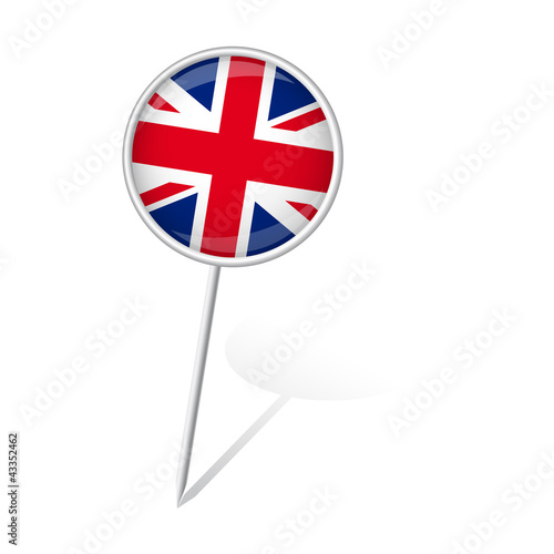 Pin rund - Großbritannien
