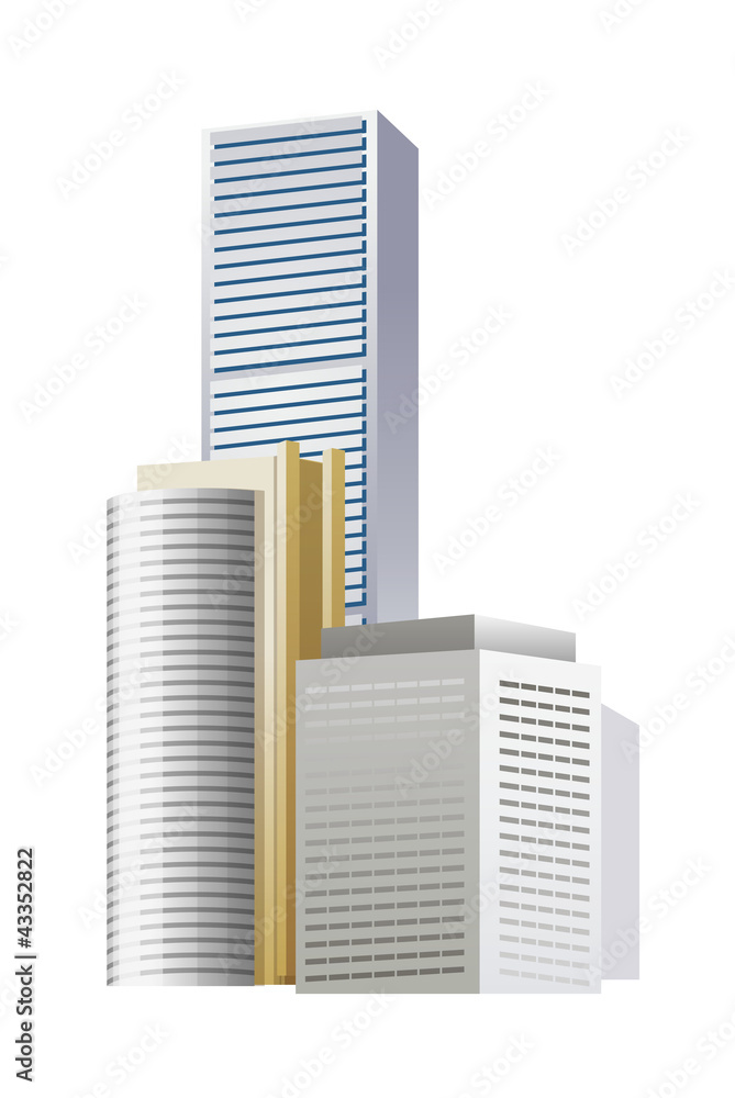 vector icon skyscraper vector icon skyscraper
