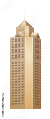 vector icon skyscraper
