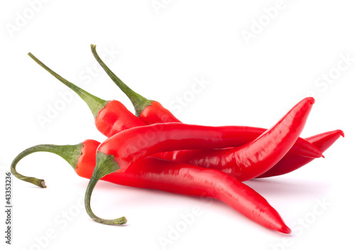 Hot red chili or chilli pepper