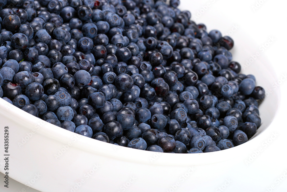 bowl with blueberries bowl with blueberries