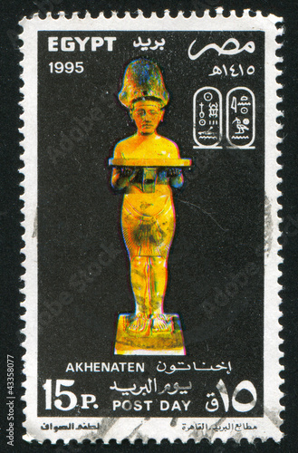 Statue of Akhenaten photo