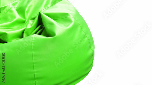 Bright green leather Armcha...