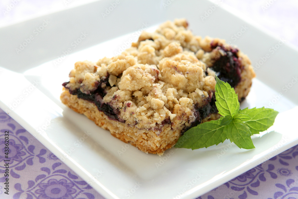 Blackberry Oatmeal Bar Blackberry Oatmeal Bar