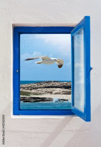 Fototapeta Okno na morze