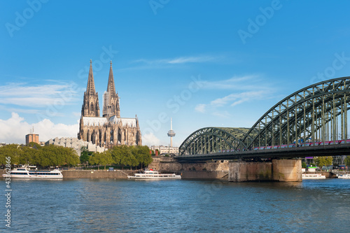 View of Cologne over the Rhein