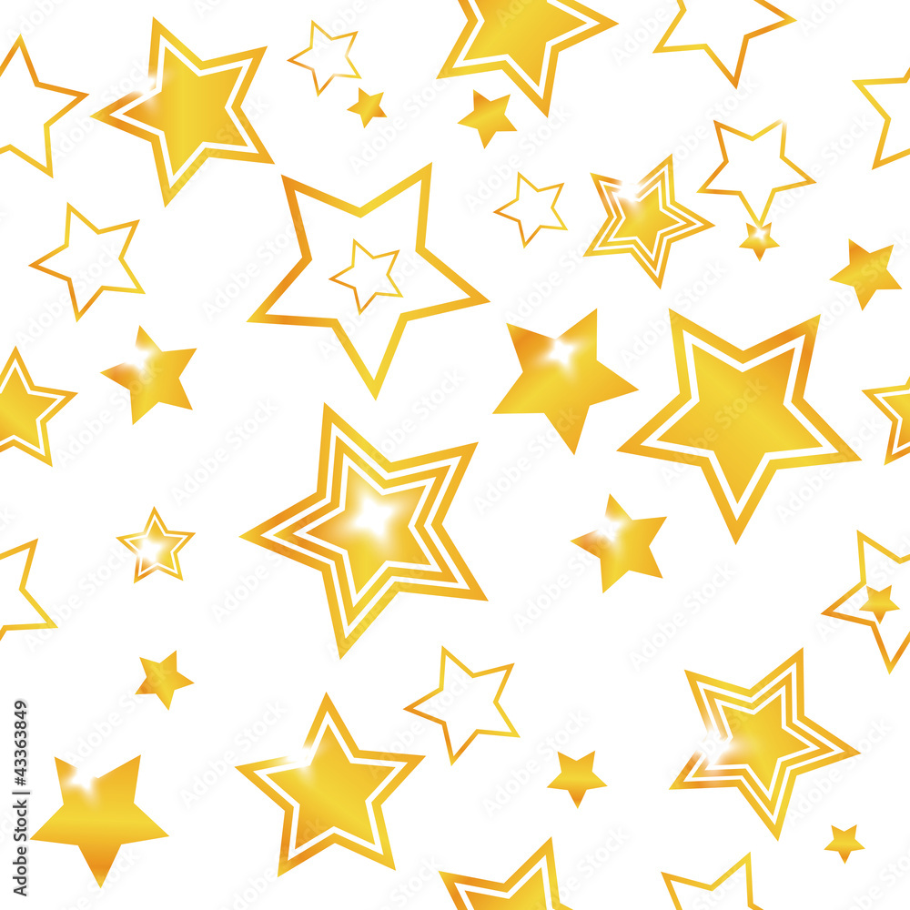 Obraz premium Abstract seamless background with stars