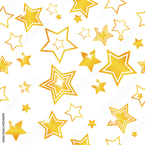 Abstract seamless background with stars