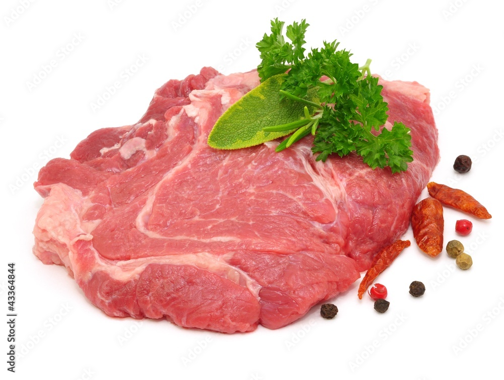 Fototapeta premium Fleisch, Pfeffer