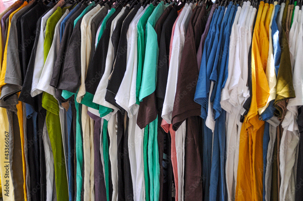 Obraz premium Clothes hanging