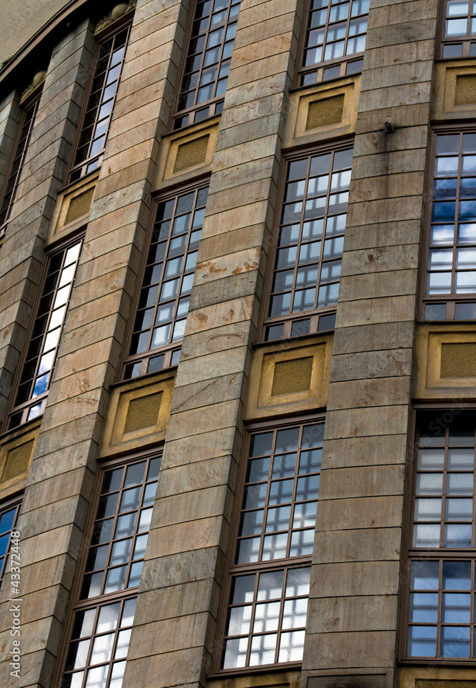 Naklejka premium Building wall