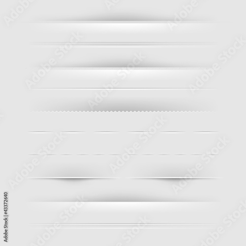 Set Of Dividers