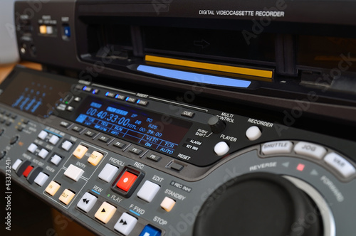 Professional video recorder . Digital Betacam format