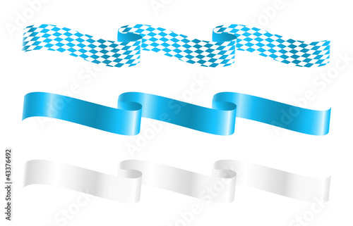 Ribbons in bavarian colors