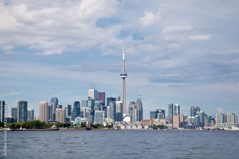 Toronto downtown, Canada, view from the lake Toronto downtown, Canada, view from the lake