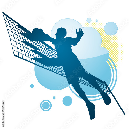 Volley ball Player