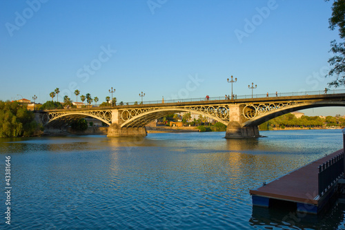 Triana Bridge, Seville, Spain © neirfy
