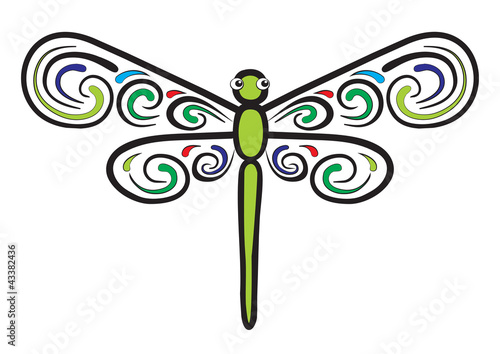 colorful dragonfly