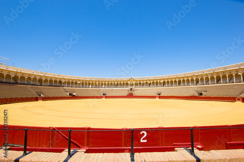 bullfight arena in Seville, Spain
