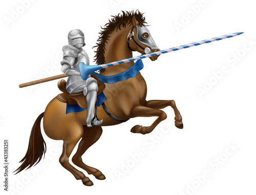 Jousting knight