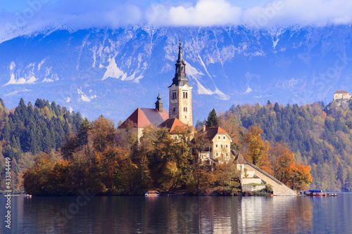 Bled with lake, Slovenia, Europe