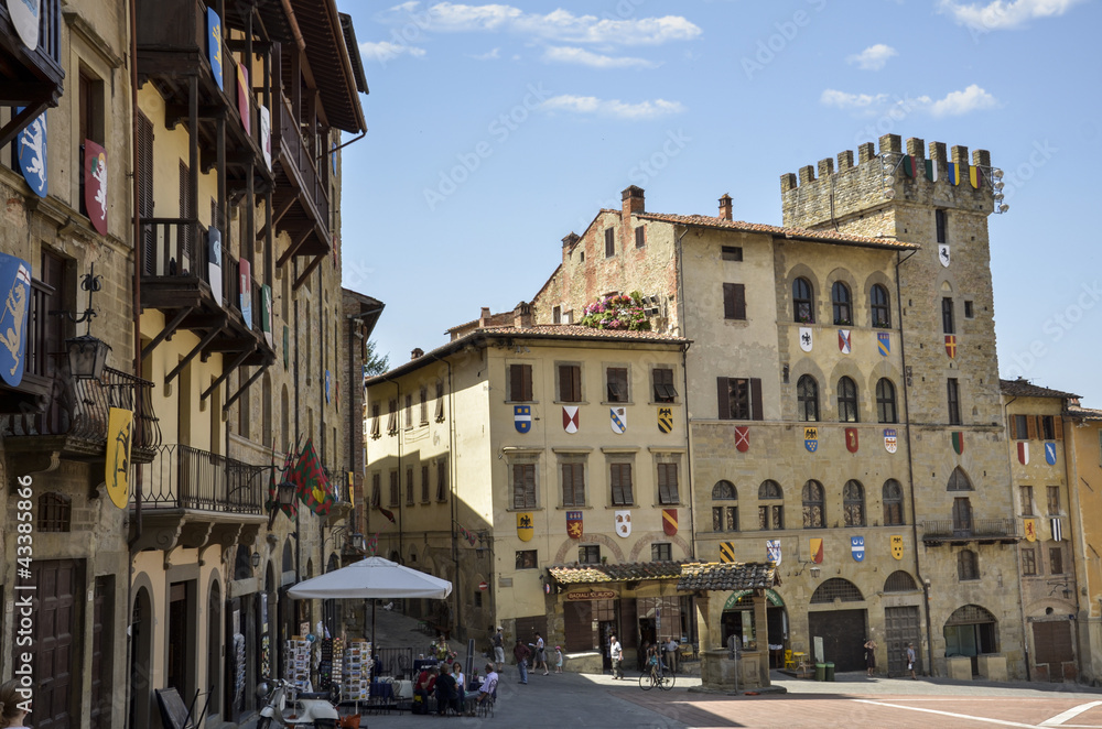 Arezzo, piazza grande