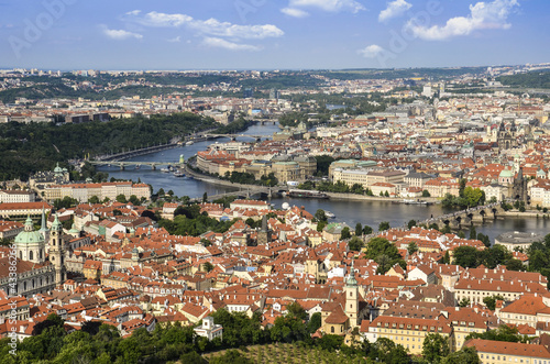 Praga, veduta aerea