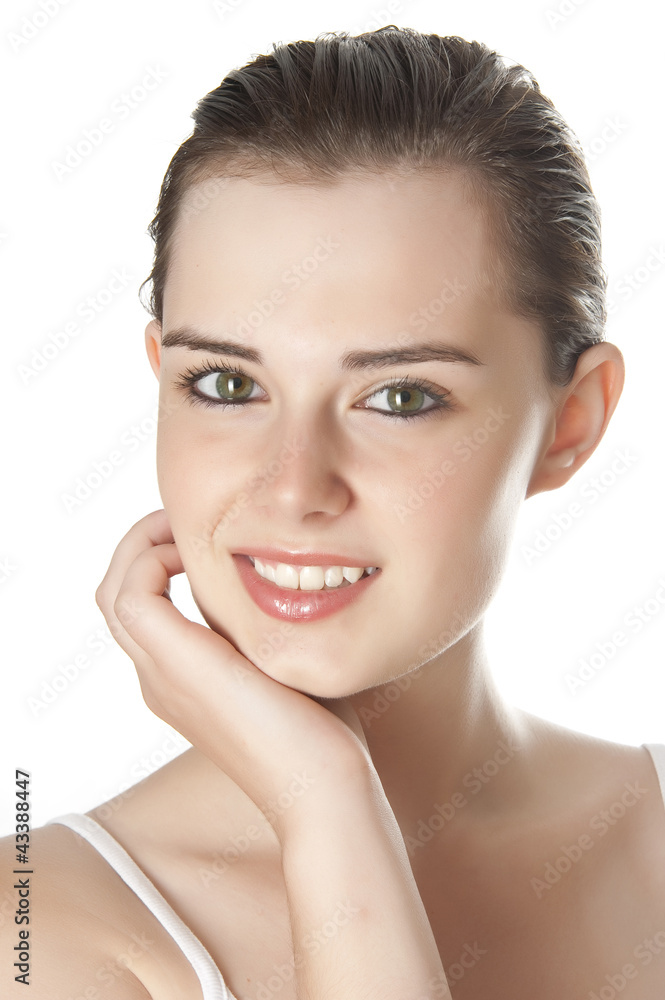 beautiful girl with nice skin beautiful girl with nice skin