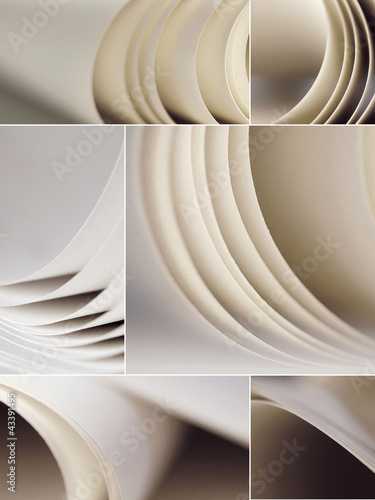 détail papier