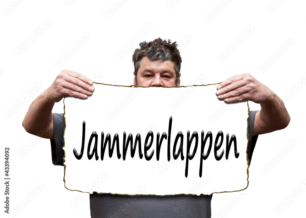 Jammerlappen StockFoto Adobe Stock