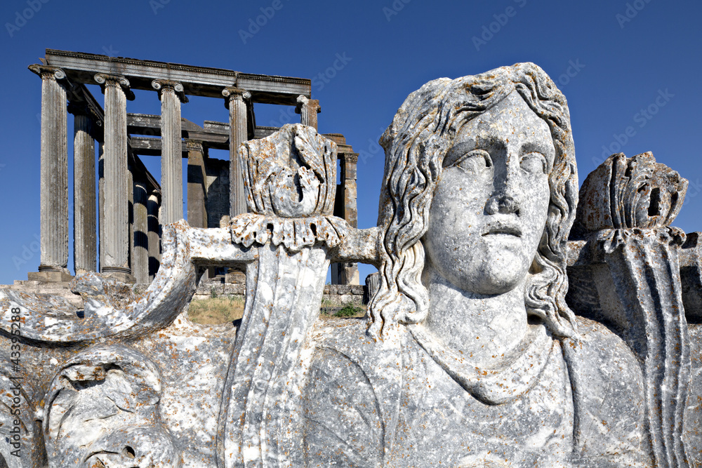 Obraz premium Zeus Temple, Aizanoi, Cavdarhisar, Kutahya, Turkey