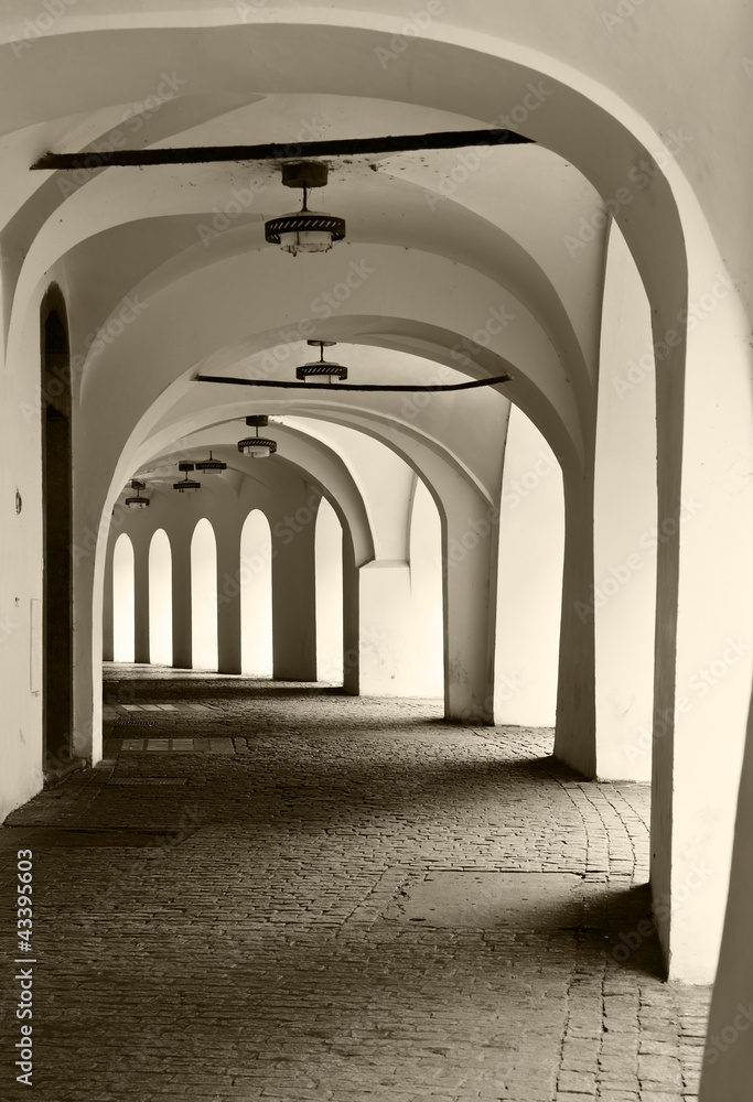 Corridor With Arches