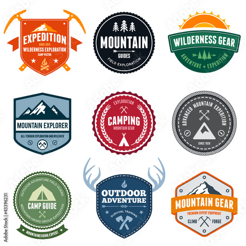 Mountain badges
