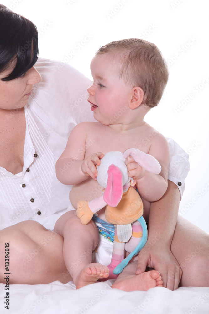 Mother and baby girl Mother and baby girl