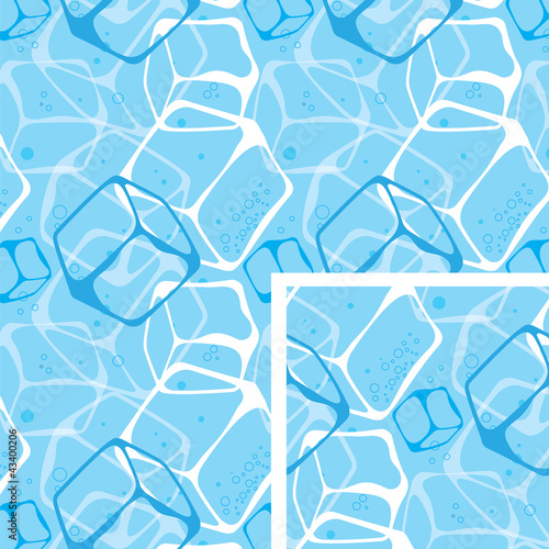 seamless background  ice  cubes