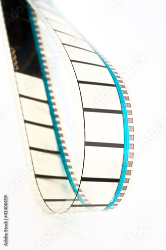 Fototapeta Naklejka Na Ścianę i Meble -  loop 35mm film projection, on white background
