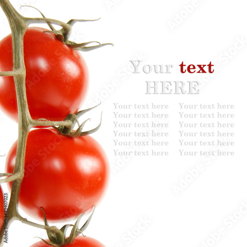 Close-up photo of tomatoes.