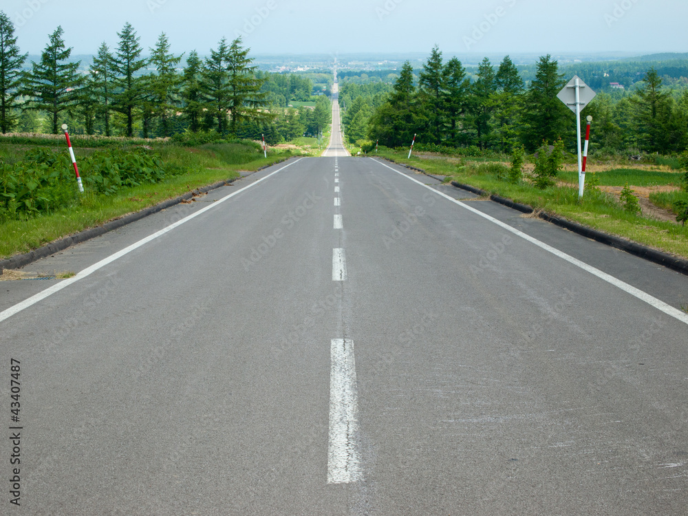 直線道路