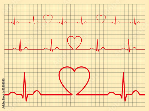 Heart monitor-Vector