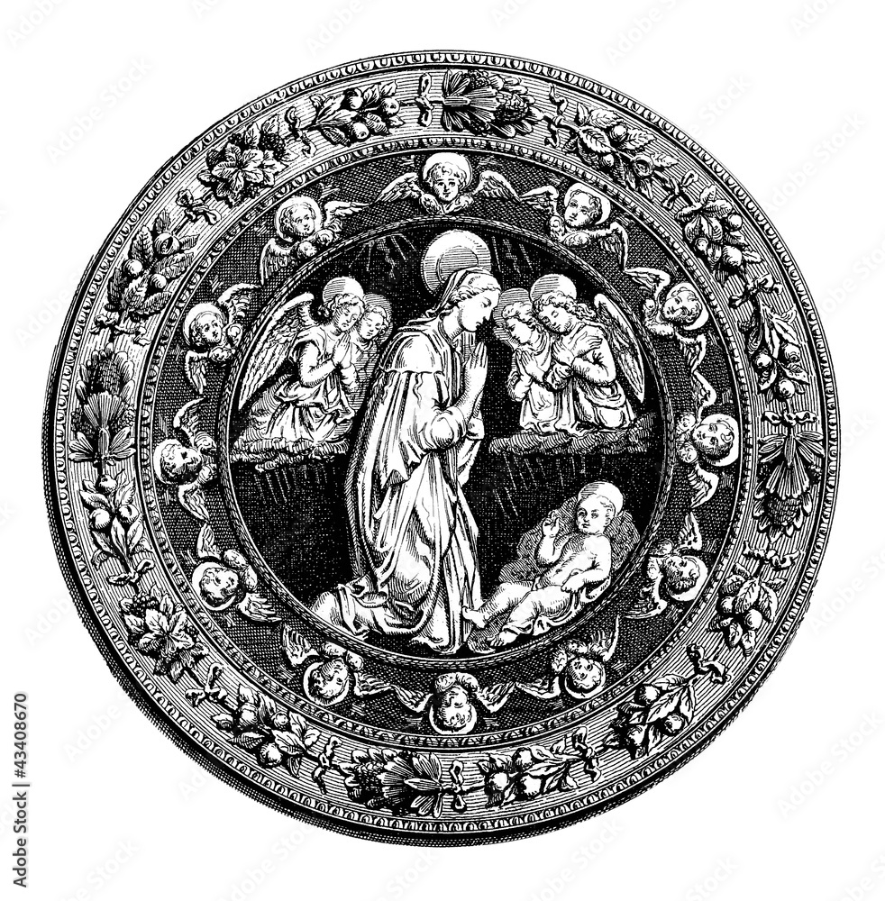 Virgin Mary & Angels_16th century