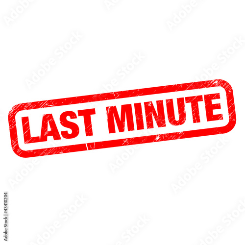 LAST MINUTE Stempel