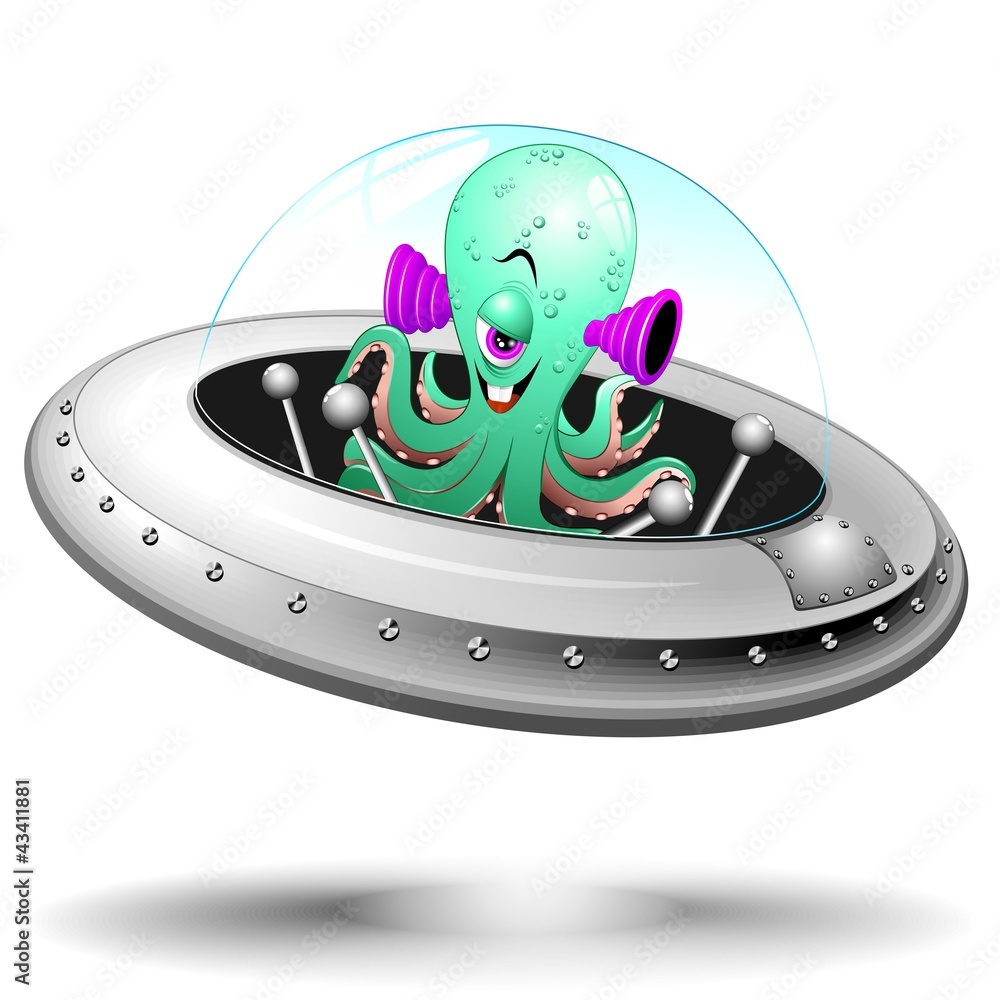 ClipArt di astronave aliena