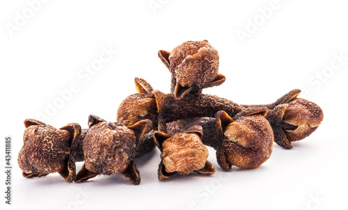 Carnation (spices) isolated on white background
