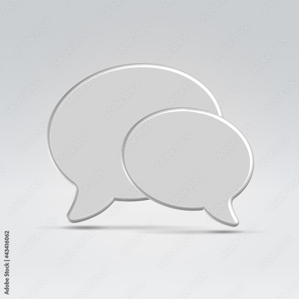 Conversation icon concept Conversation icon concept