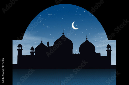 Photography Abstract religious eid background