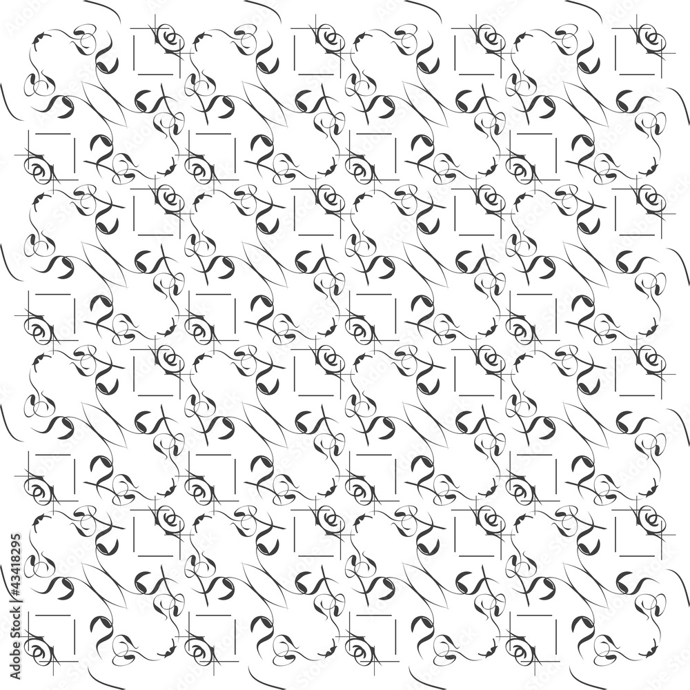 Seamless calligraphic ornament vector background Seamless calligraphic ornament vector background